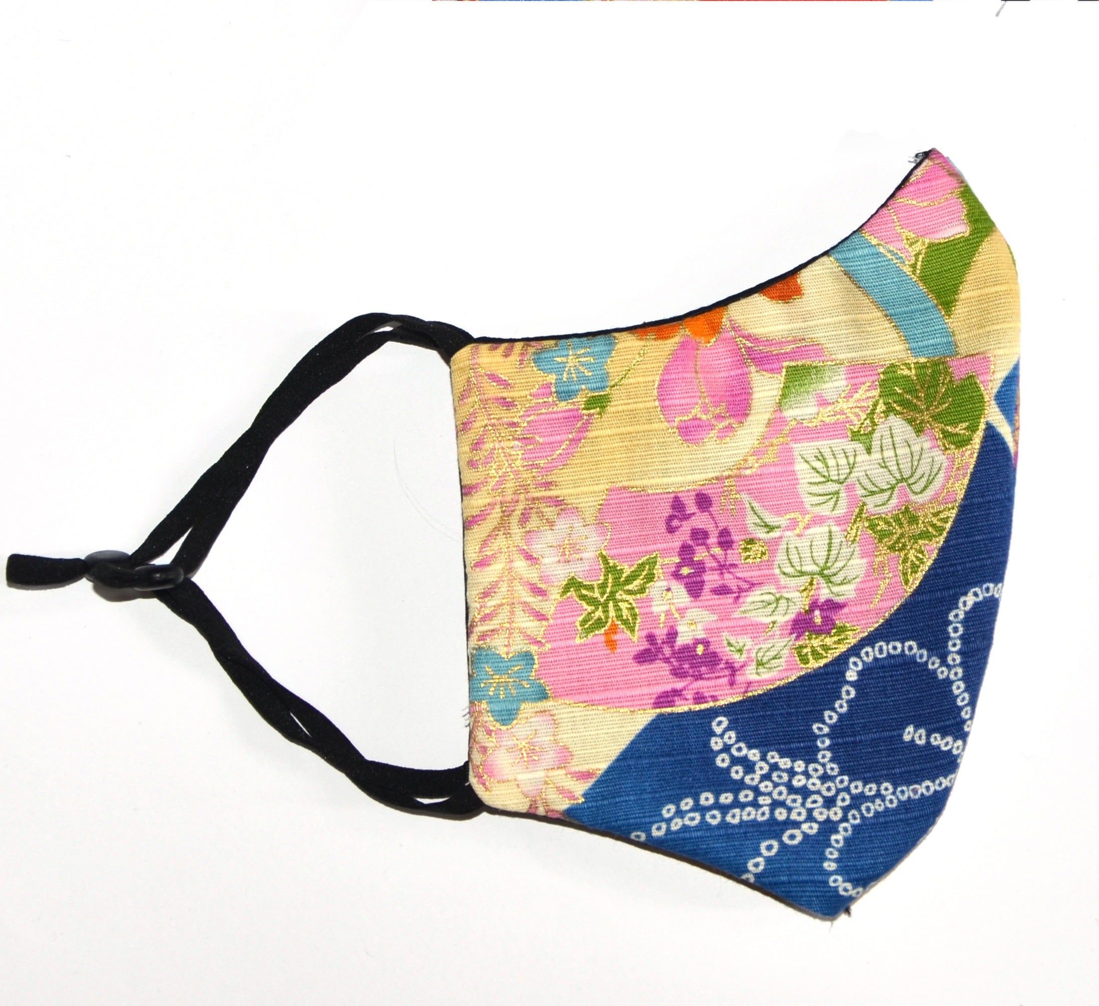 Masque tissu kimono japonnais