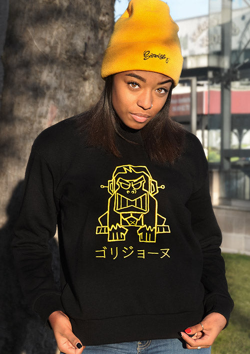 Sweatshirt Noir GORIJONE