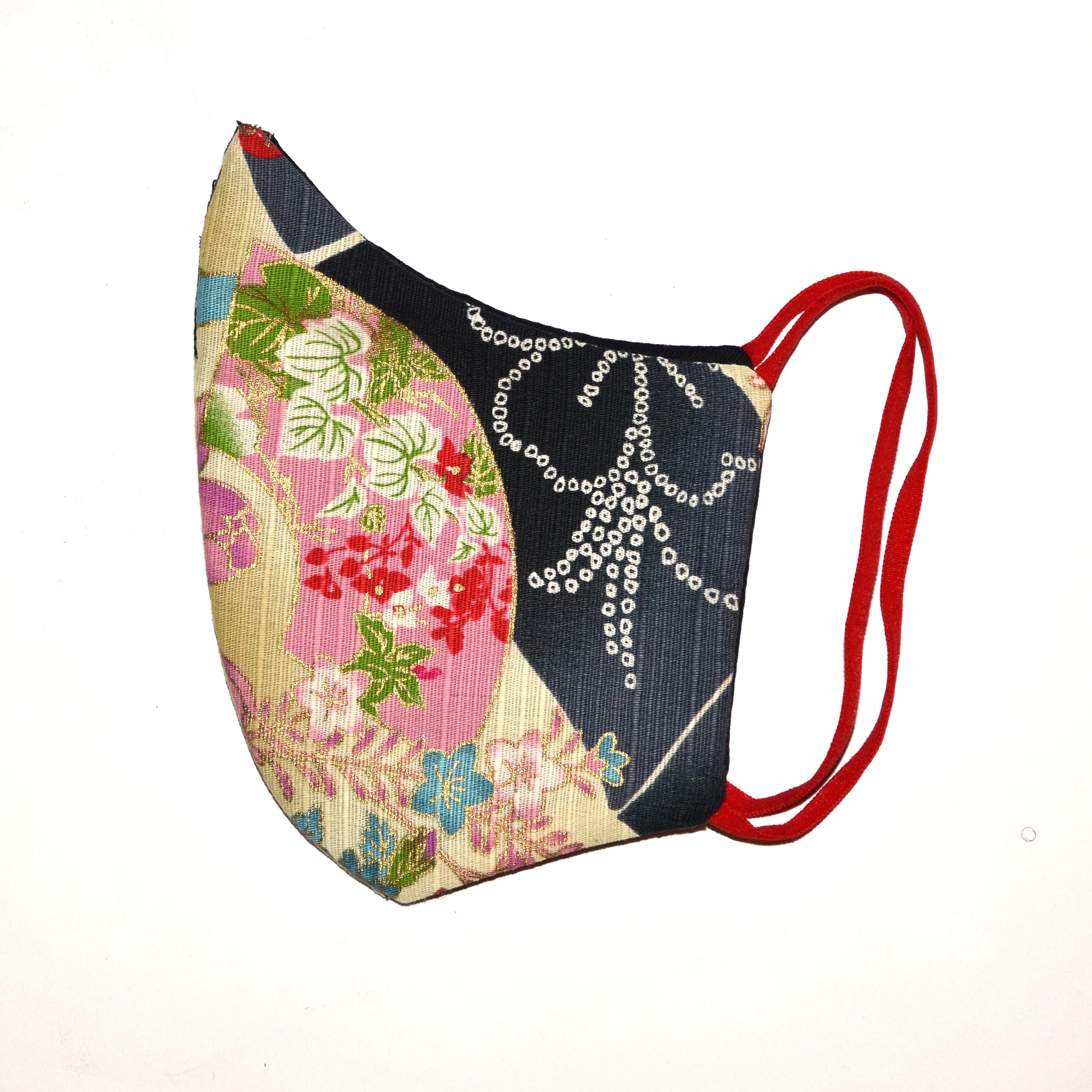 Masque tissu kimono japonnais