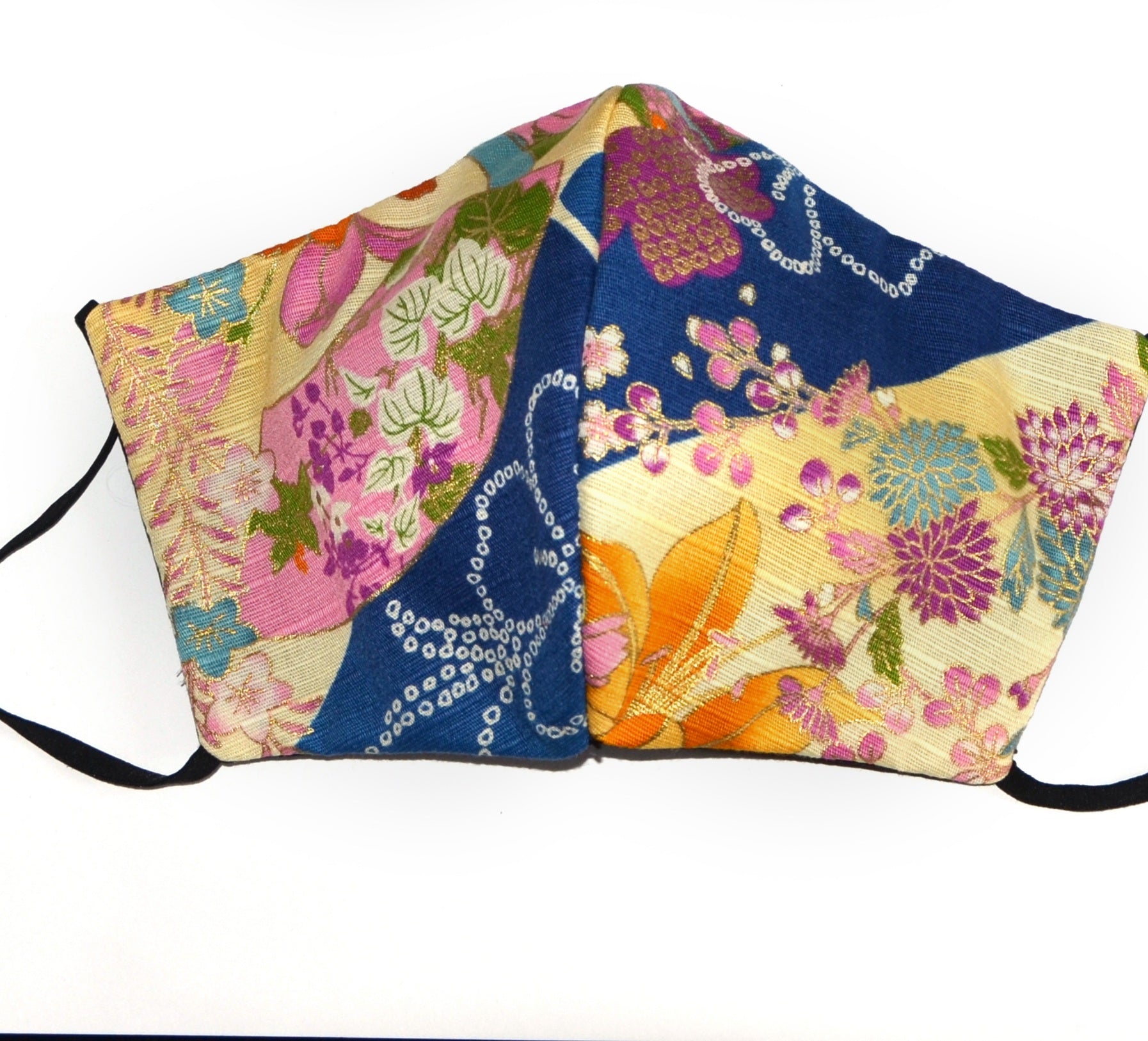 Masque tissu kimono japonnais